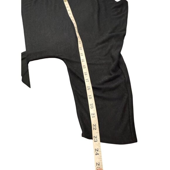 Wilfred Free Oversized Black Knit Tunic Sweater Dress Women's Size Large - Picture 11 of 12